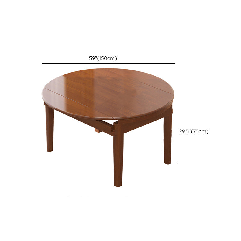 Round Dining Table Set 1/2/5/7 Pieces with Wood Base Kitchen Furniture Set