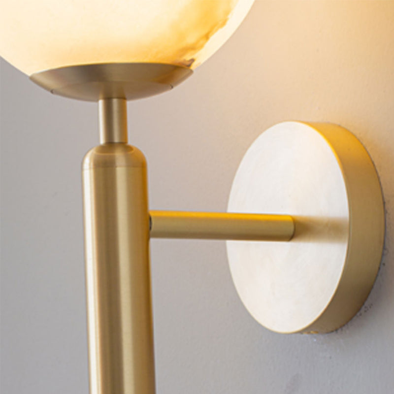 Contemporary Vanity Lighting Ball Shape Wall Light Fixture for Bathroom