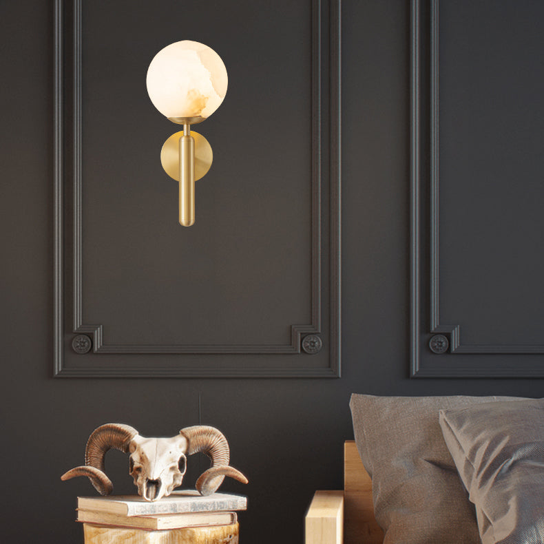 Contemporary Vanity Lighting Ball Shape Wall Light Fixture for Bathroom