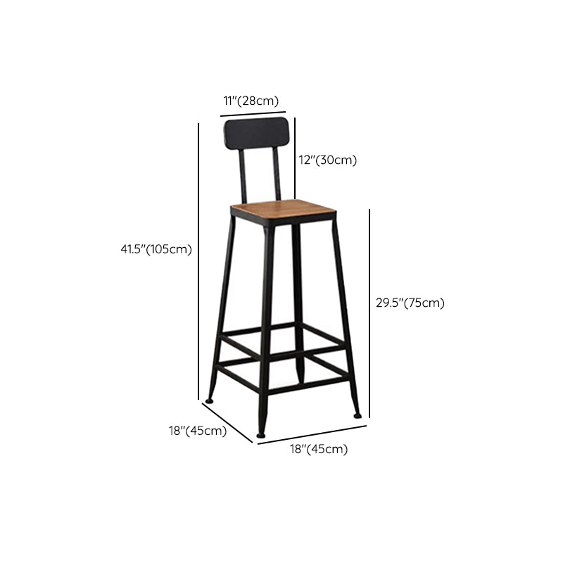 Industrial Table and Stool Set 1/5/9 Pcs Iron Frame Bar Table and Stools