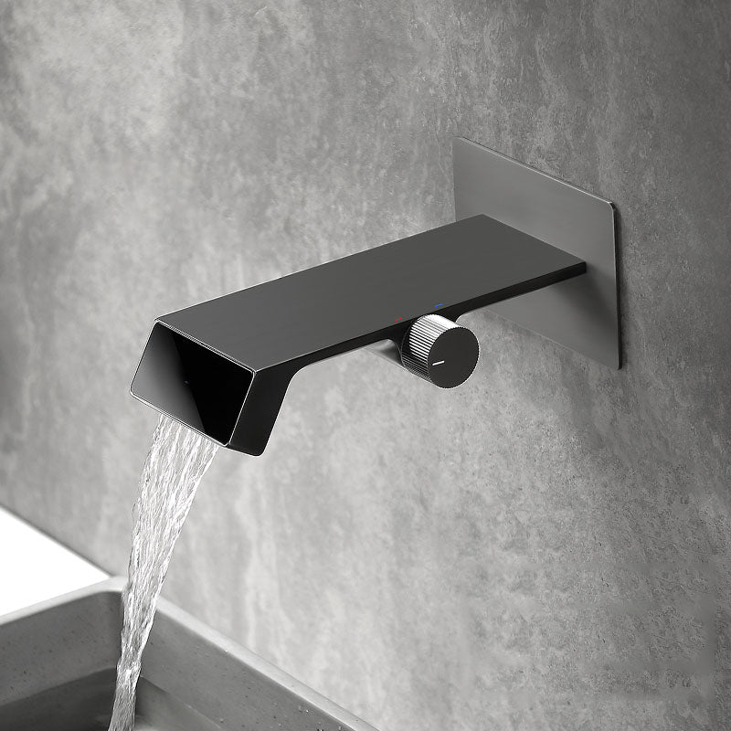 Modern Bathtub Faucet Wall-mounted Brass Digital Display Bathtub Faucet