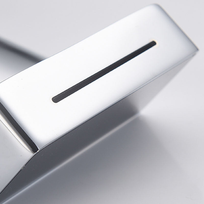 Modern Bathtub Faucet Wall-mounted Brass Rotary Handle Faucet