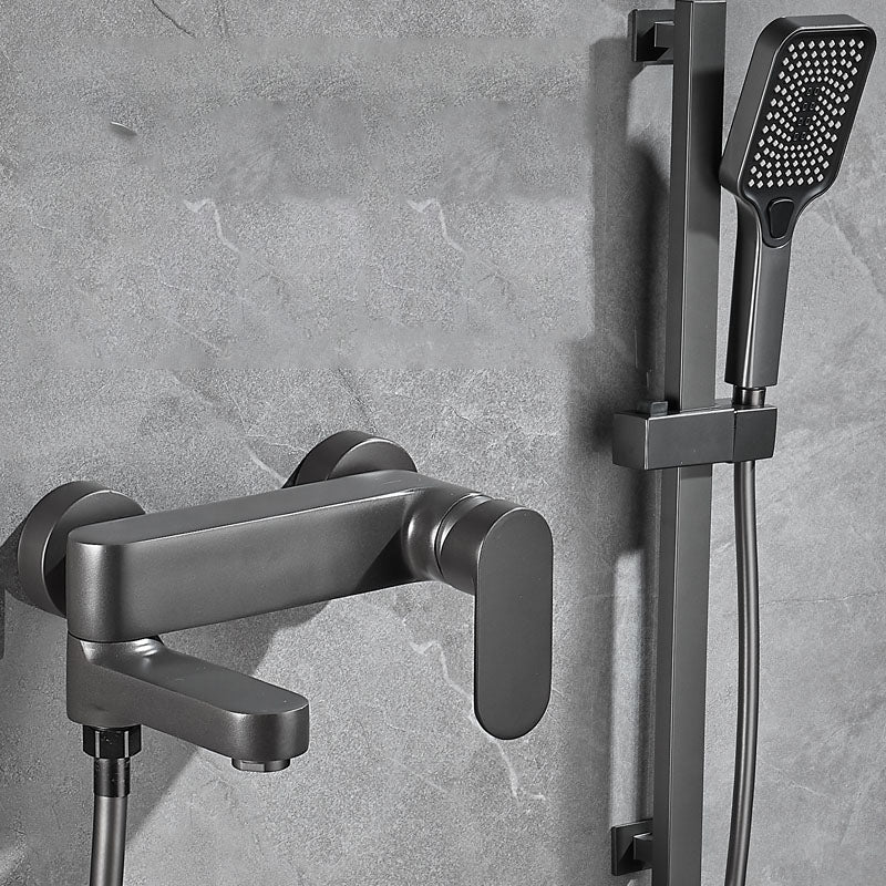 Modern Bathtub Faucet Brass Handheld Shower Head Bathtub Faucet