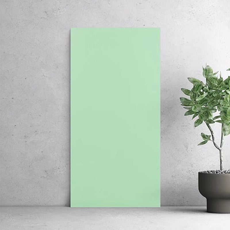 Modern Style Wall Tile Pure Color Straight Edge Rectangle Waterproof Wall Tile