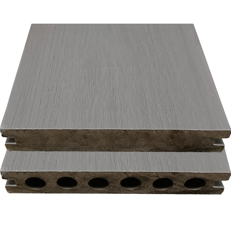 Modern Side Trim Piece Engineered Wire brushed Hardwood Deck Tiles