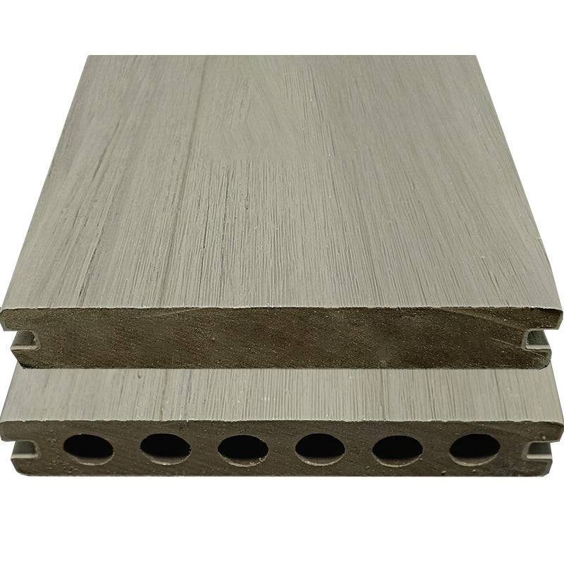 Modern Side Trim Piece Engineered Wire brushed Hardwood Deck Tiles