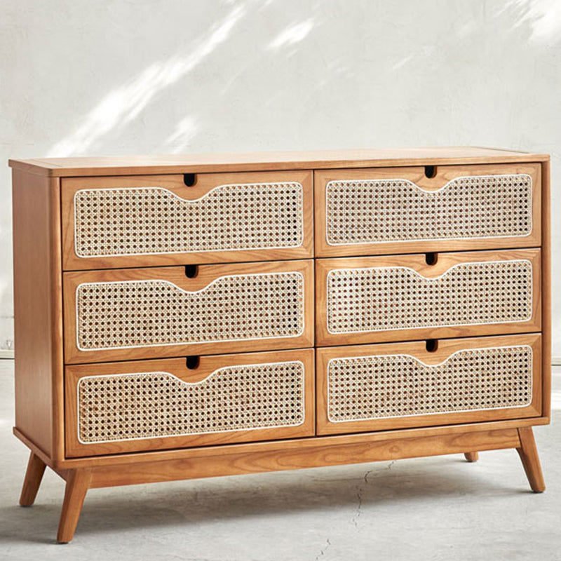 Traditional Dresser Wooden Storage Chest Dresser with Drawers