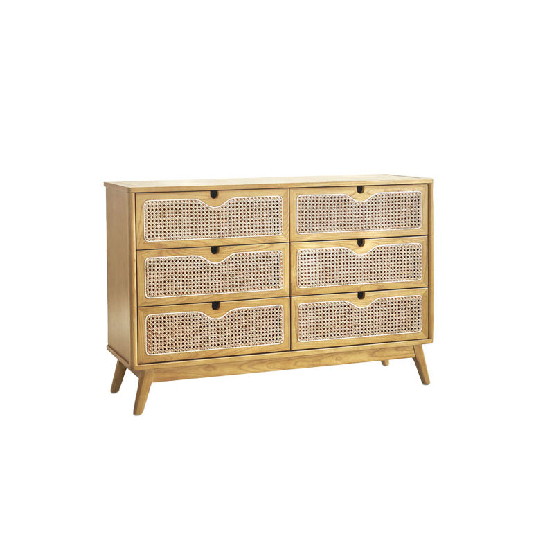 Traditional Dresser Wooden Storage Chest Dresser with Drawers