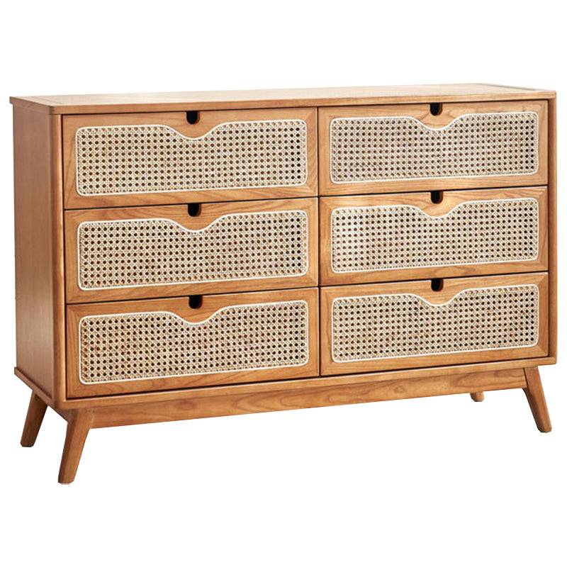 Traditional Dresser Wooden Storage Chest Dresser with Drawers