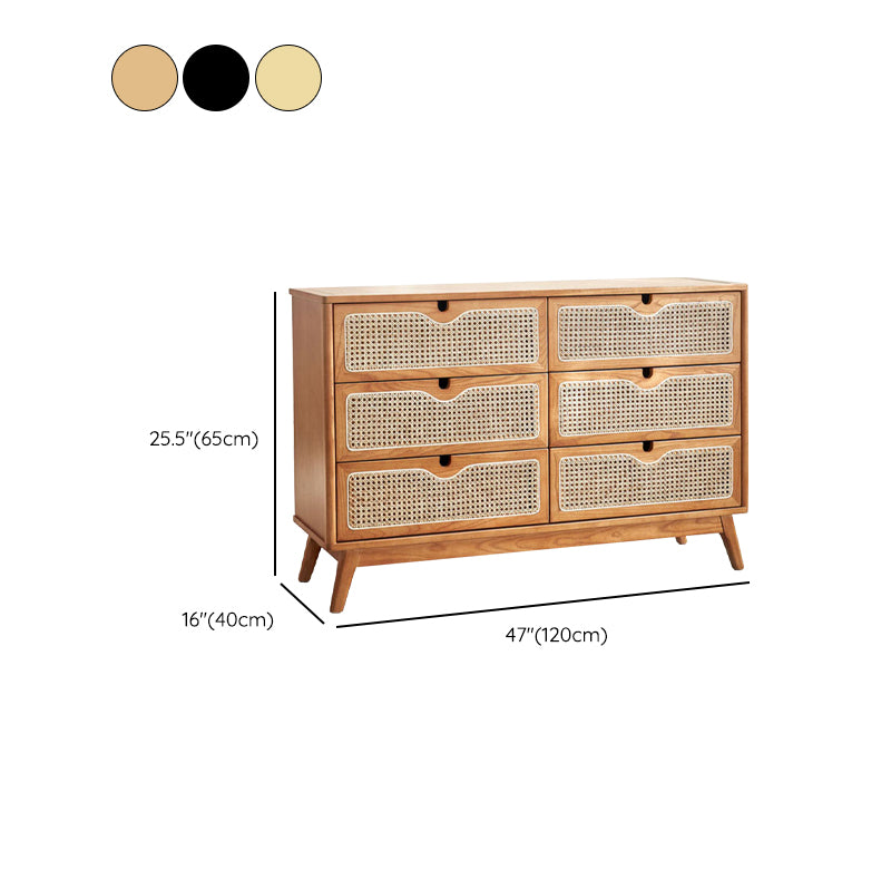 Traditional Dresser Wooden Storage Chest Dresser with Drawers