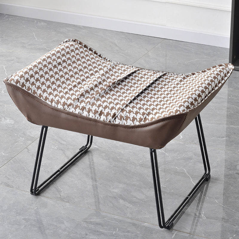 Modern Rocker Chair Upholstered Textured with Light Legs Glider