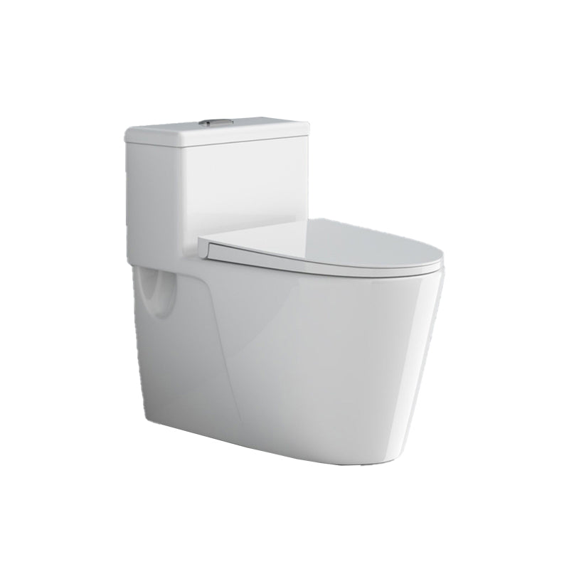 Modern Floor Mount Toilet Slow Close Seat Included Toilet Bowl for Washroom