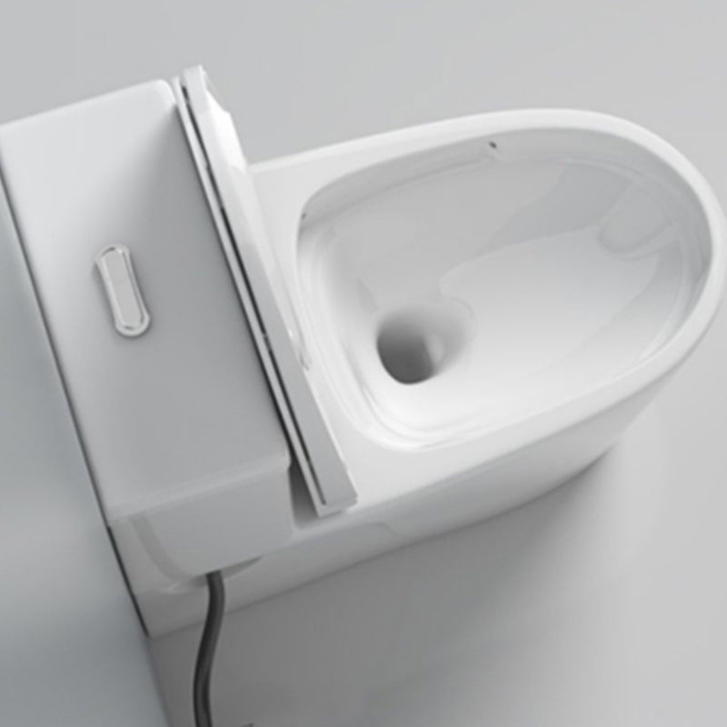 Modern Floor Mount Toilet Slow Close Seat Included Toilet Bowl for Washroom