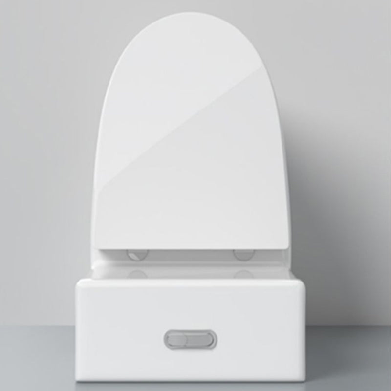 Modern Floor Mount Toilet Slow Close Seat Included Toilet Bowl for Washroom