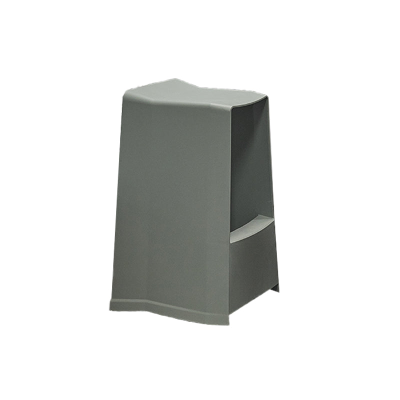Plastic Bar Stool Modern Style Backless Bar Stools for Living Room