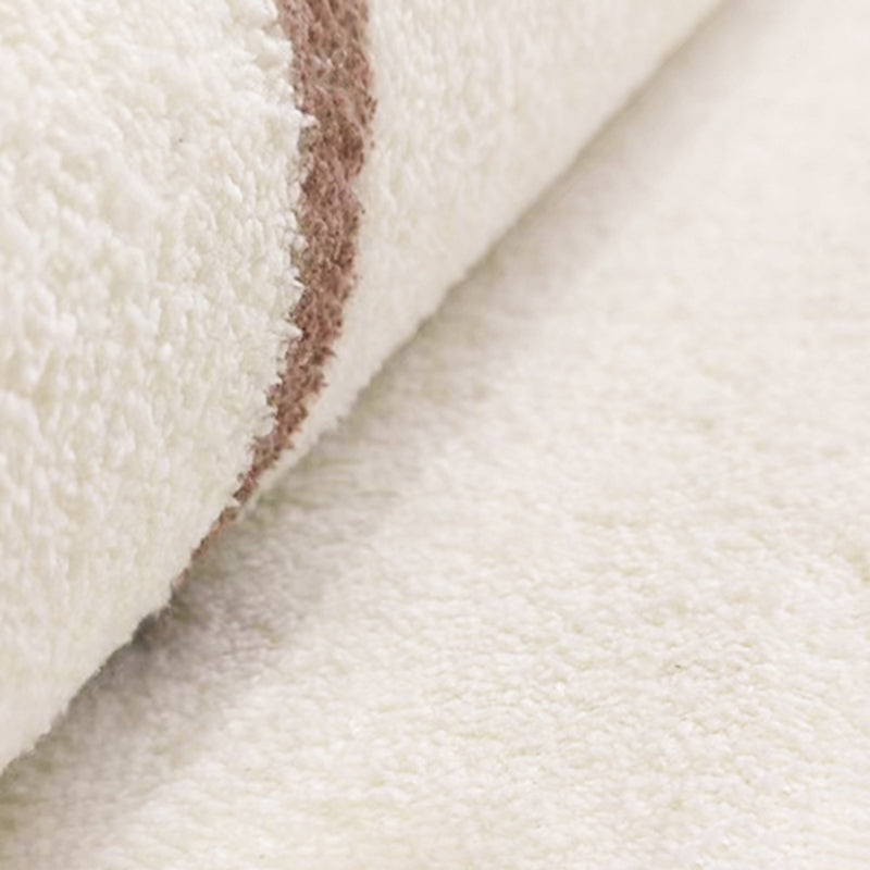 Novelty Contrast Color Area Rug Modern Carpet Non-Slip Backing Wool Indoor Rug