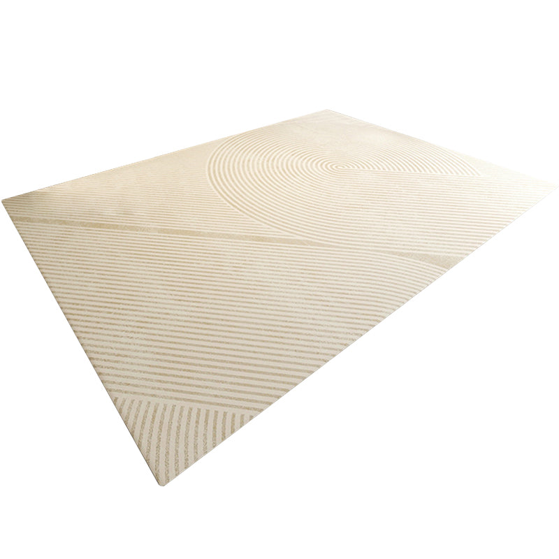 Contemporary Area Rug Contrast Striped Rectangle Indoor Rug Adults Stain Resistant Carpet