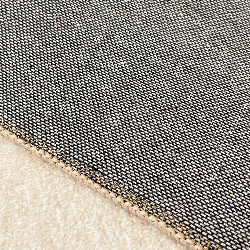 Contemporary Area Rug Contrast Striped Rectangle Indoor Rug Adults Stain Resistant Carpet