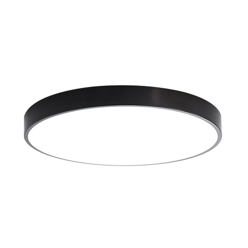 Modern Round Shape Flush Mount Lamp Acrylic Shade Flush Mount for Living Room