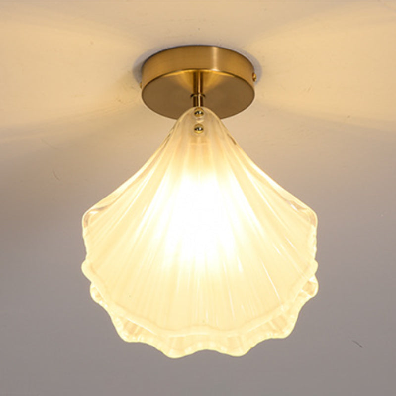 Modern Ceiling Light Creative Glass Flush Mount Ceiling Light Fixture for Bedroom