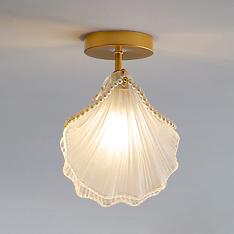 Modern Ceiling Light Creative Glass Flush Mount Ceiling Light Fixture for Bedroom