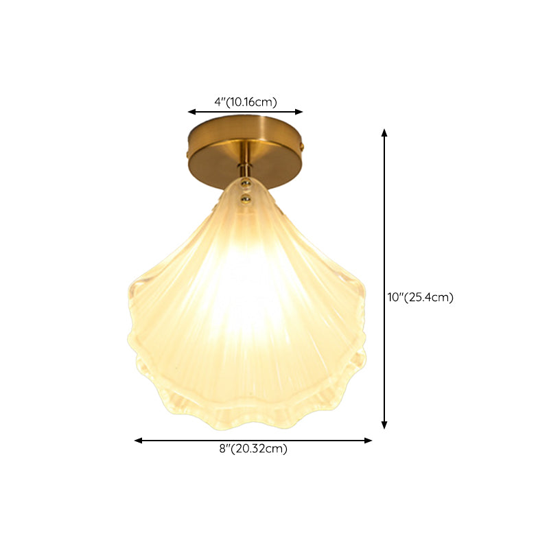 Modern Ceiling Light Creative Glass Flush Mount Ceiling Light Fixture for Bedroom