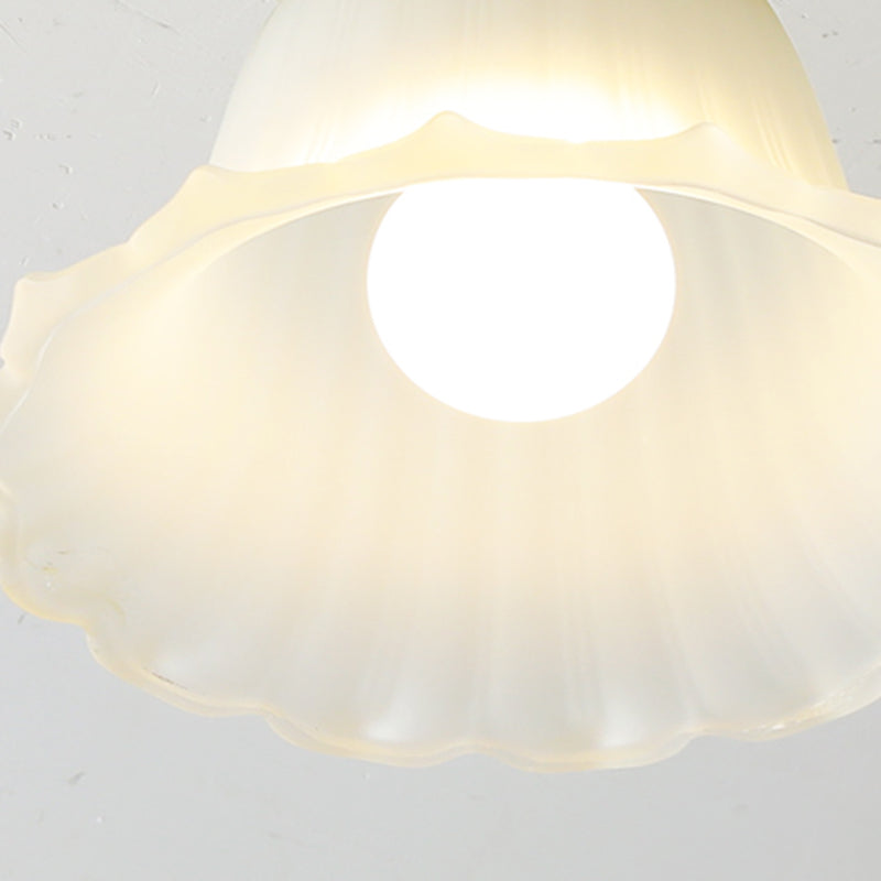 Nordic 1 Light Ceiling Light Glass Flush Mount Ceiling Light Fixture for Bedroom
