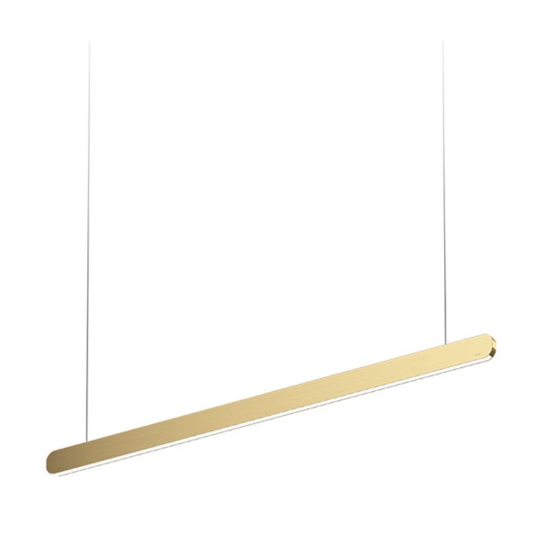 Metal Ceiling Pendant Light Modern Linear Shape Island Lighting Ideas for Kitchen