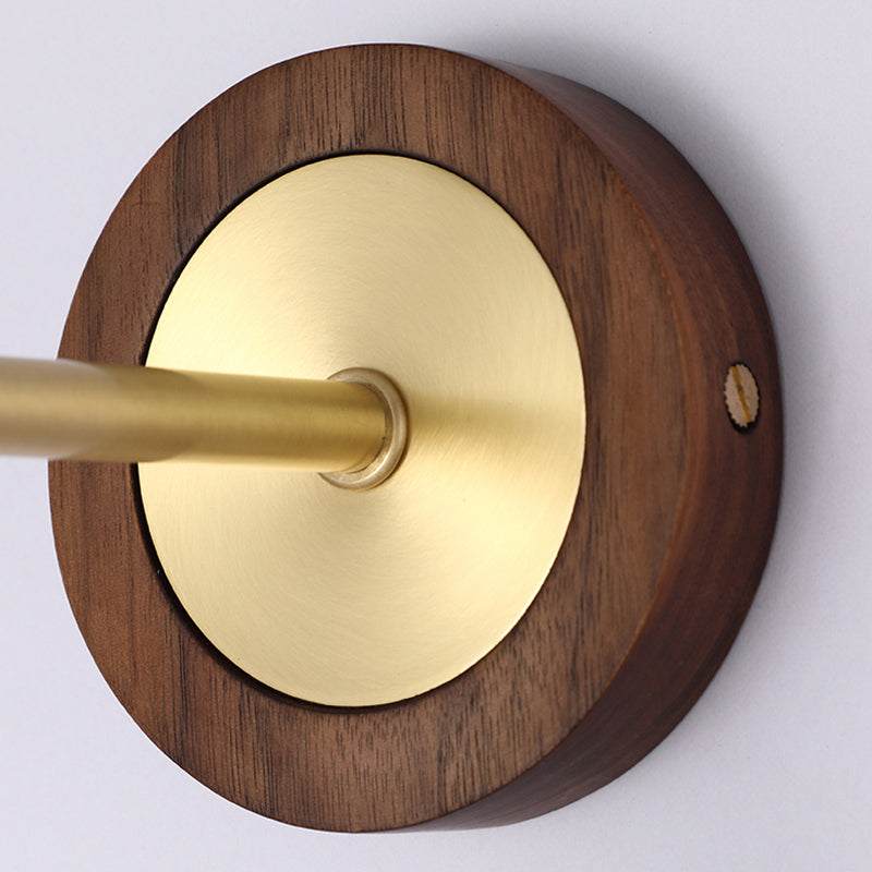 Modernism Wooden Wall Mounted Sconce 1-Light Wall Light for Foyer