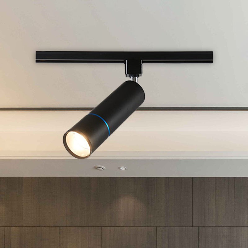 Minimalismo Tubo Semi Flush Ligero LED LED Lámpara de techo de montaje de montaje en verde/negro