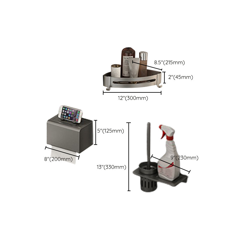 Grey Bathroom Accessory As Individual Or As a Set Modern Bathroom Set