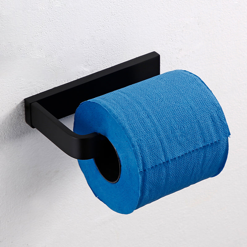 Black Bathroom Accessories Hardware Set with Towel Bar and Bath Shelf