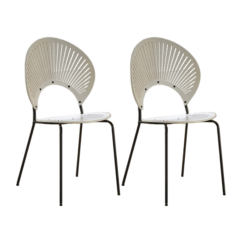 Stacking Outdoors Dining Chairs Modern Solid Wood Patio Dining Chair