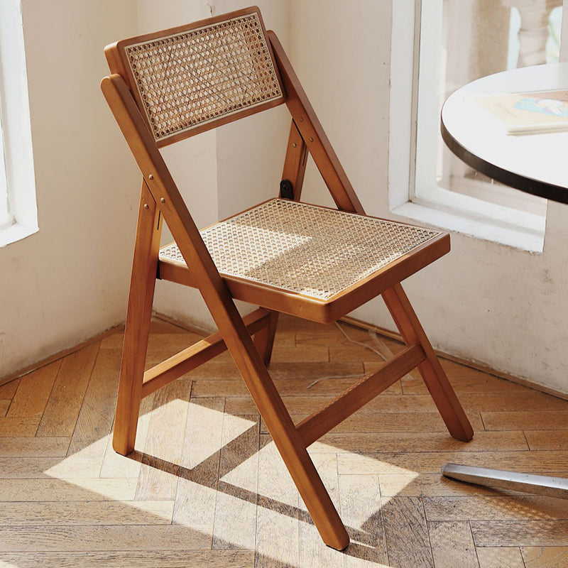 Folding Outdoors Modern Rattan Dining Chairs Patio Dining Chair