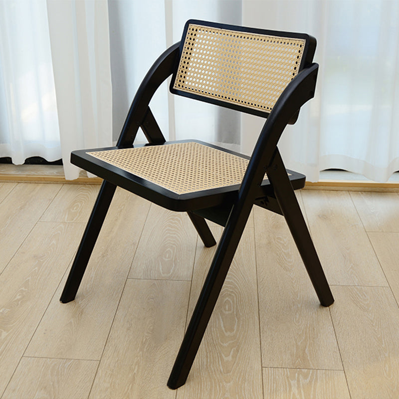 Folding Outdoors Modern Rattan Dining Chairs Patio Dining Chair