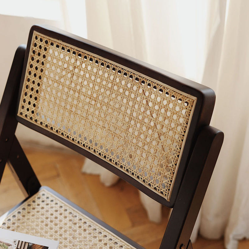 Folding Outdoors Modern Rattan Dining Chairs Patio Dining Chair