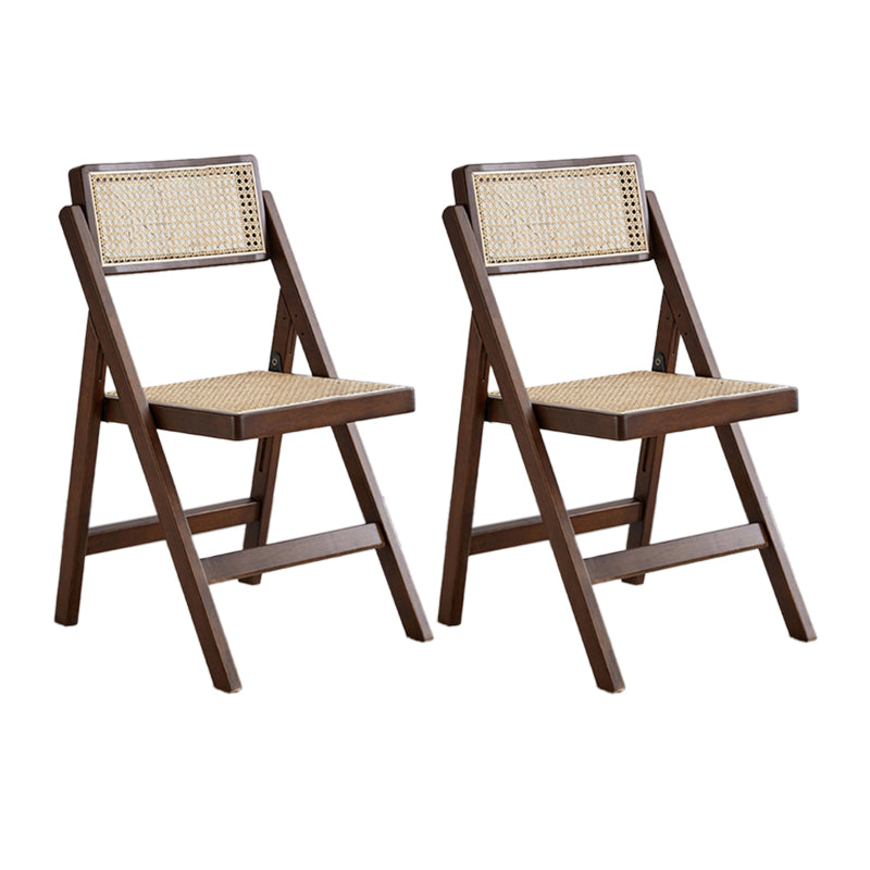 Folding Outdoors Modern Rattan Dining Chairs Patio Dining Chair