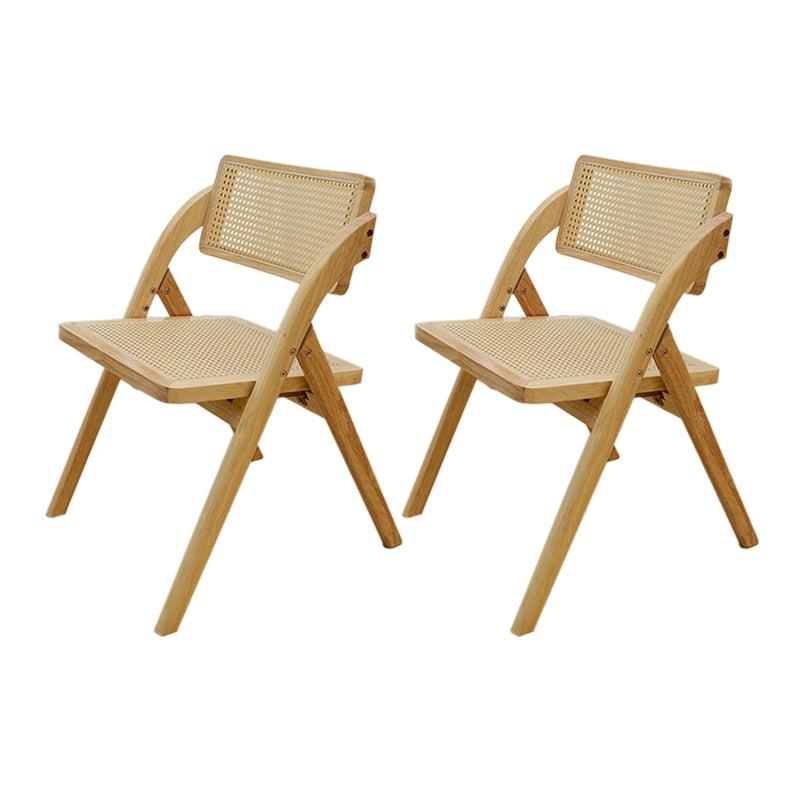 Folding Outdoors Modern Rattan Dining Chairs Patio Dining Chair