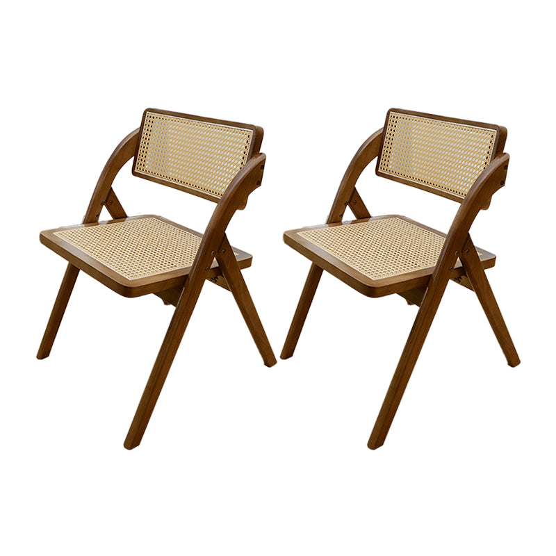 Folding Outdoors Modern Rattan Dining Chairs Patio Dining Chair