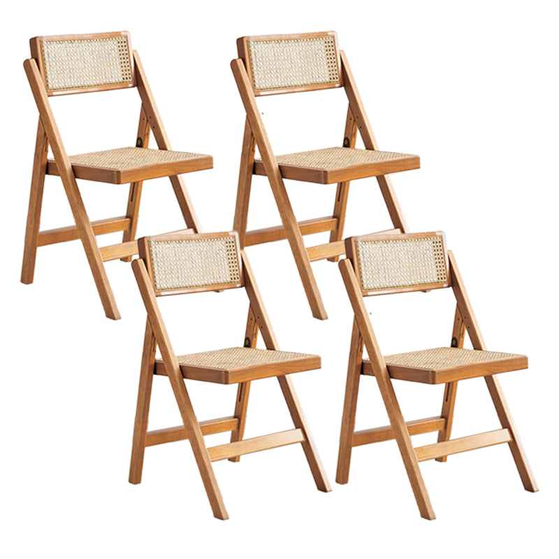 Folding Outdoors Modern Rattan Dining Chairs Patio Dining Chair