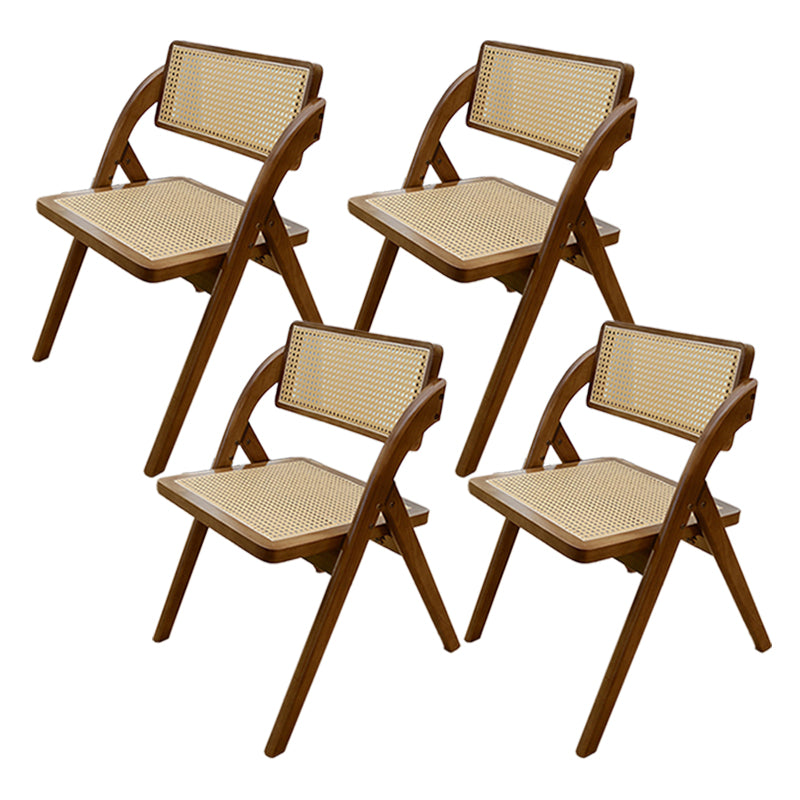 Folding Outdoors Modern Rattan Dining Chairs Patio Dining Chair