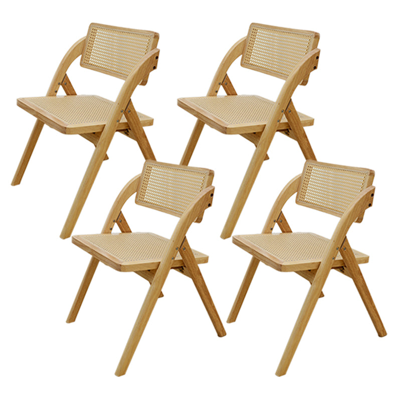 Folding Outdoors Modern Rattan Dining Chairs Patio Dining Chair