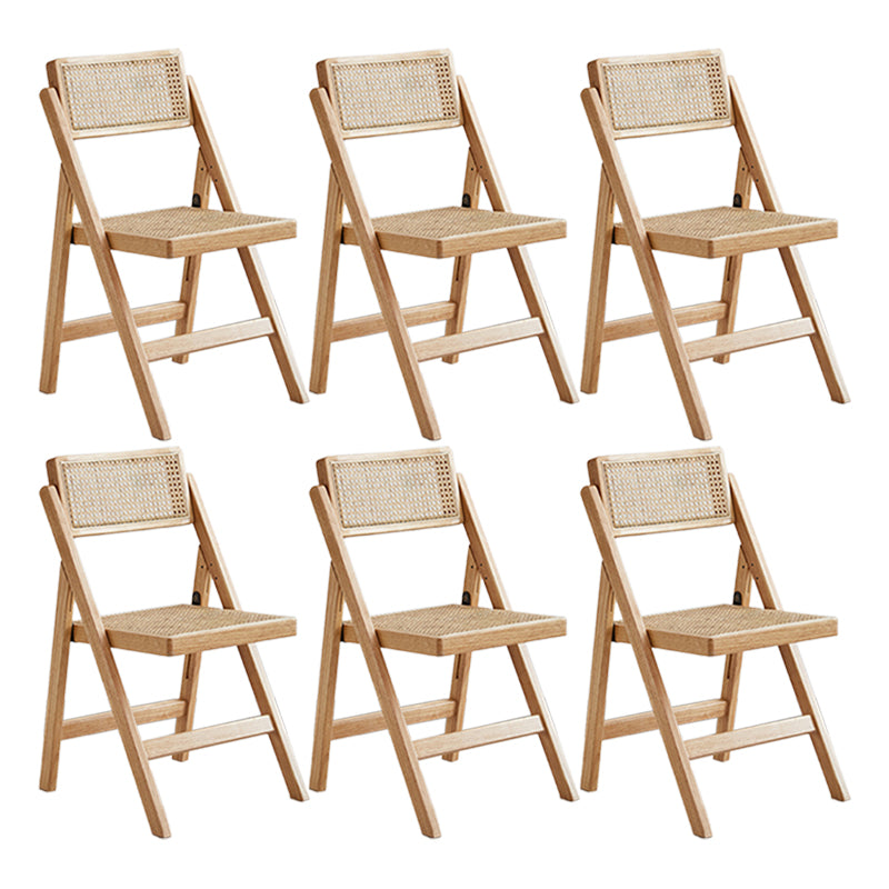 Folding Outdoors Modern Rattan Dining Chairs Patio Dining Chair