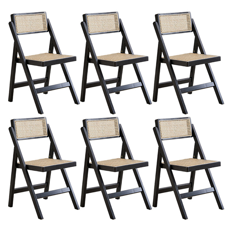 Folding Outdoors Modern Rattan Dining Chairs Patio Dining Chair