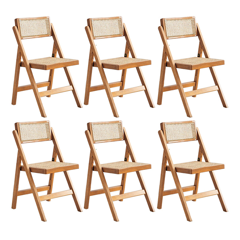 Folding Outdoors Modern Rattan Dining Chairs Patio Dining Chair