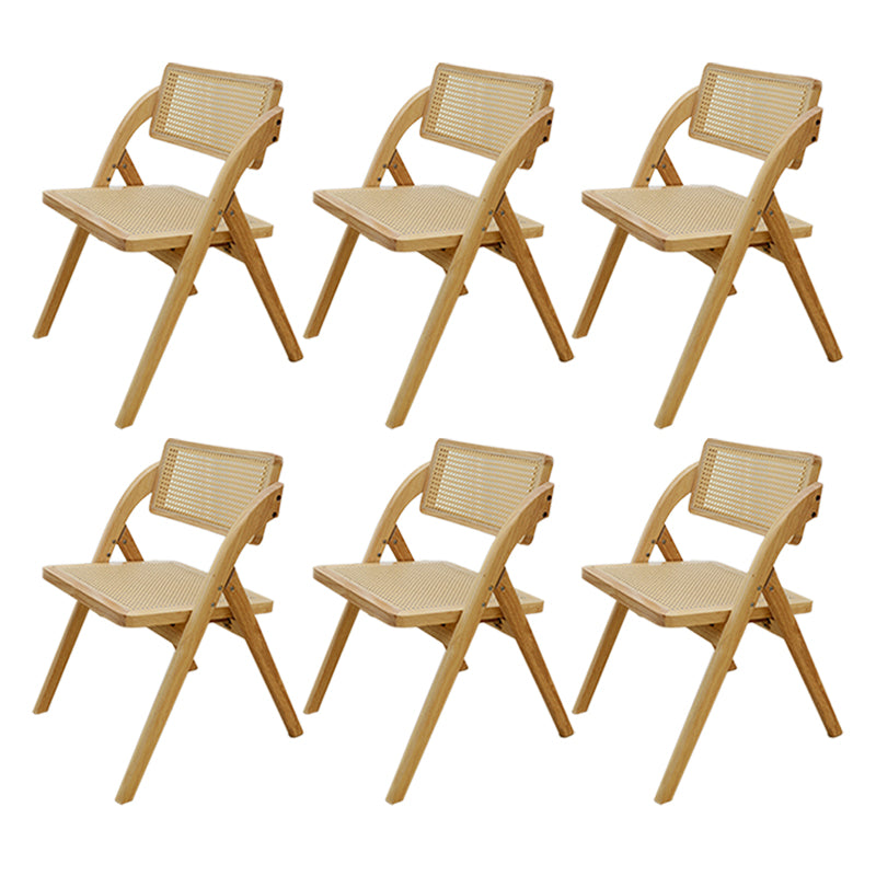 Folding Outdoors Modern Rattan Dining Chairs Patio Dining Chair