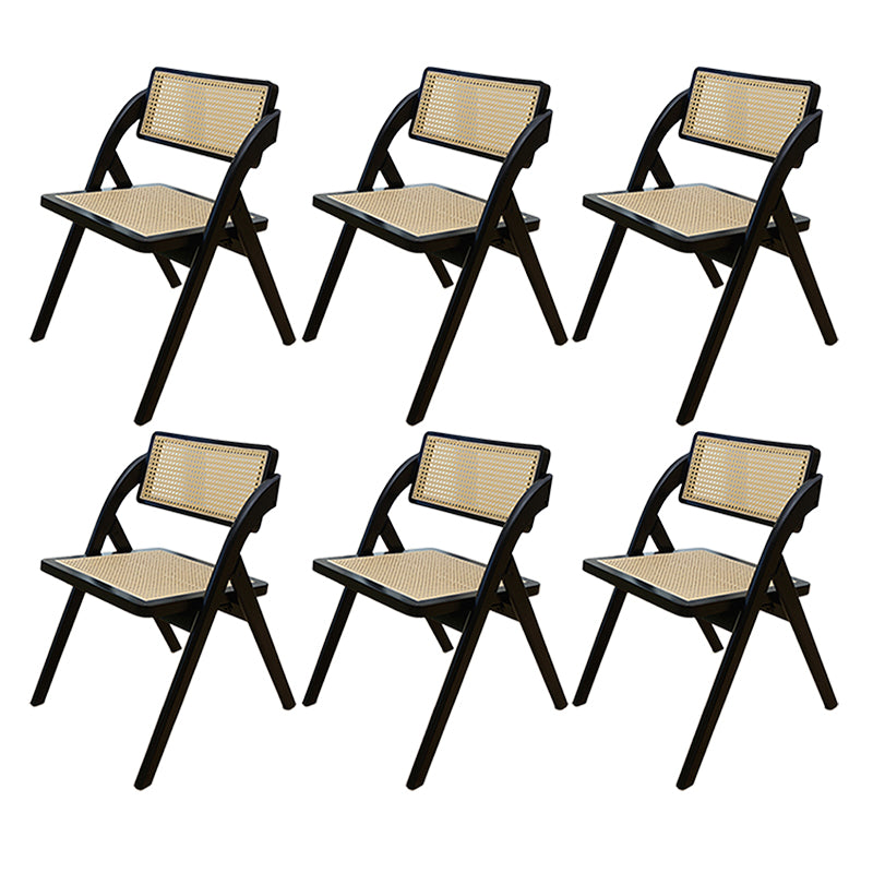 Folding Outdoors Modern Rattan Dining Chairs Patio Dining Chair