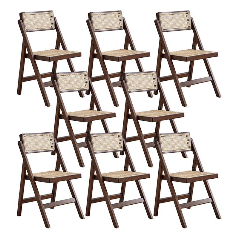 Folding Outdoors Modern Rattan Dining Chairs Patio Dining Chair