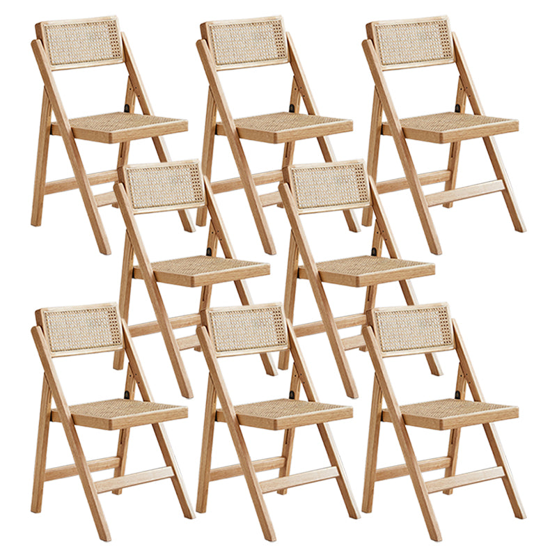 Folding Outdoors Modern Rattan Dining Chairs Patio Dining Chair