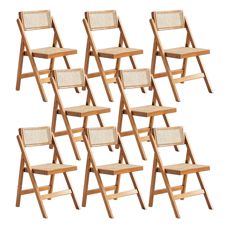 Folding Outdoors Modern Rattan Dining Chairs Patio Dining Chair